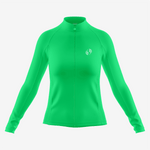 Premium Women's Long Sleeve Bicycle Jersey in Green - K2 Sportswear | Custom Sports Uniforms & Apparels - K2 Sportswear