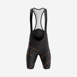 Men's Long Sleeve Cycling Jersey and Bib Shorts Outfit - Brown & Gray - K2 Sportswear | Custom Sports Uniforms & Apparels - K2 Sportswear