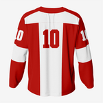 Red Custom Ice Hockey Jersey – Team Wear - K2 Sportswear | Custom Sports Uniforms & Apparels - K2 Sportswear