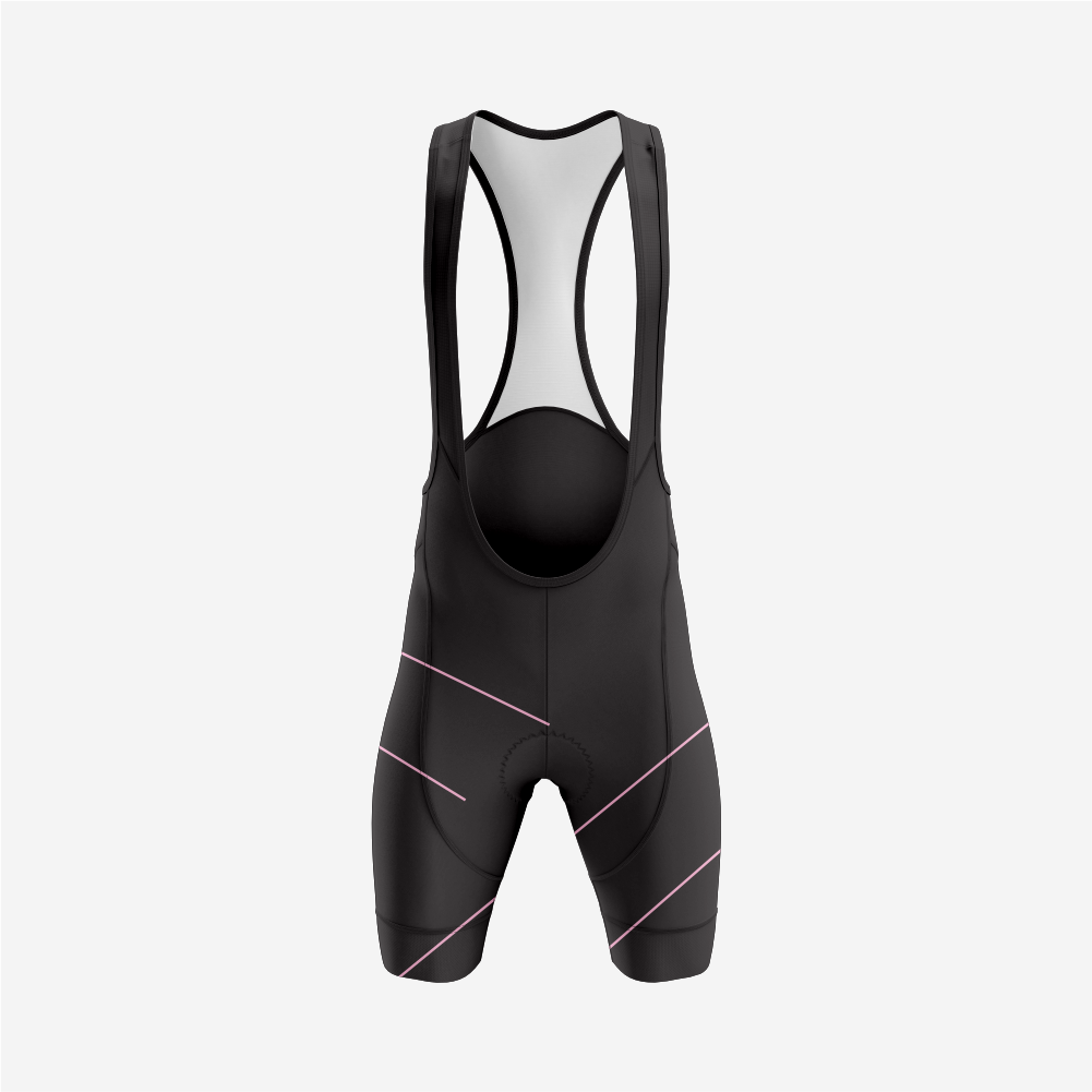 Men’s Long Sleeve Cycling Top and Bib Shorts Set - Pastel Purple