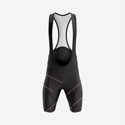 Men’s Long Sleeve Cycling Top and Bib Shorts Set - Pastel Purple
