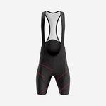 Men’s Long Sleeve Cycling Top and Bib Shorts Set - Red & Gray - K2 Sportswear | Custom Sports Uniforms & Apparels - K2 Sportswear