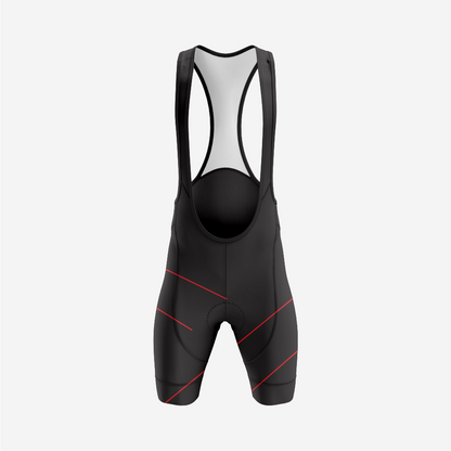 Premium Men’s Cycling Apparel – Road Cycling Jersey & Bib Shorts in Dark Red
