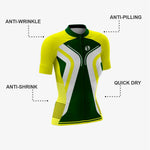 Custom Fit Women’s Cycling Kit – Yellow/Green - K2 Sportswear | Custom Sports Uniforms & Apparels - K2 Sportswear