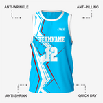 Men's Personalized Sky/Blue Lacrosse Pinnie - K2 Sportswear | Custom Sports Uniforms & Apparels - K2 Sportswear