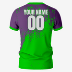 Sleek Kelly Green & Purple Soccer Uniforms for Champions - K2 Sportswear | Custom Sports Uniforms & Apparels - K2 Sportswear