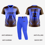 Youth Custom Softball 2 Button Jersey/Pant in Dark Blue - K2 Sportswear | Custom Sports Uniforms & Apparels - K2 Sportswear