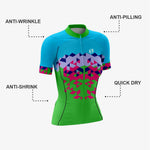Custom Blue & Green Women's Cycling Kit – Pro Fit - K2 Sportswear | Custom Sports Uniforms & Apparels - K2 Sportswear