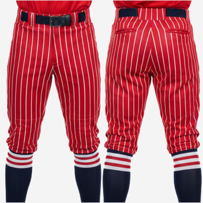 Personalized Baseball Knicker Pants - Custom Pinstripe Baseball Uniform Pants