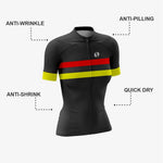 Personalized Women's Cycling Kit – Red/Yellow/Black - K2 Sportswear | Custom Sports Uniforms & Apparels - K2 Sportswear