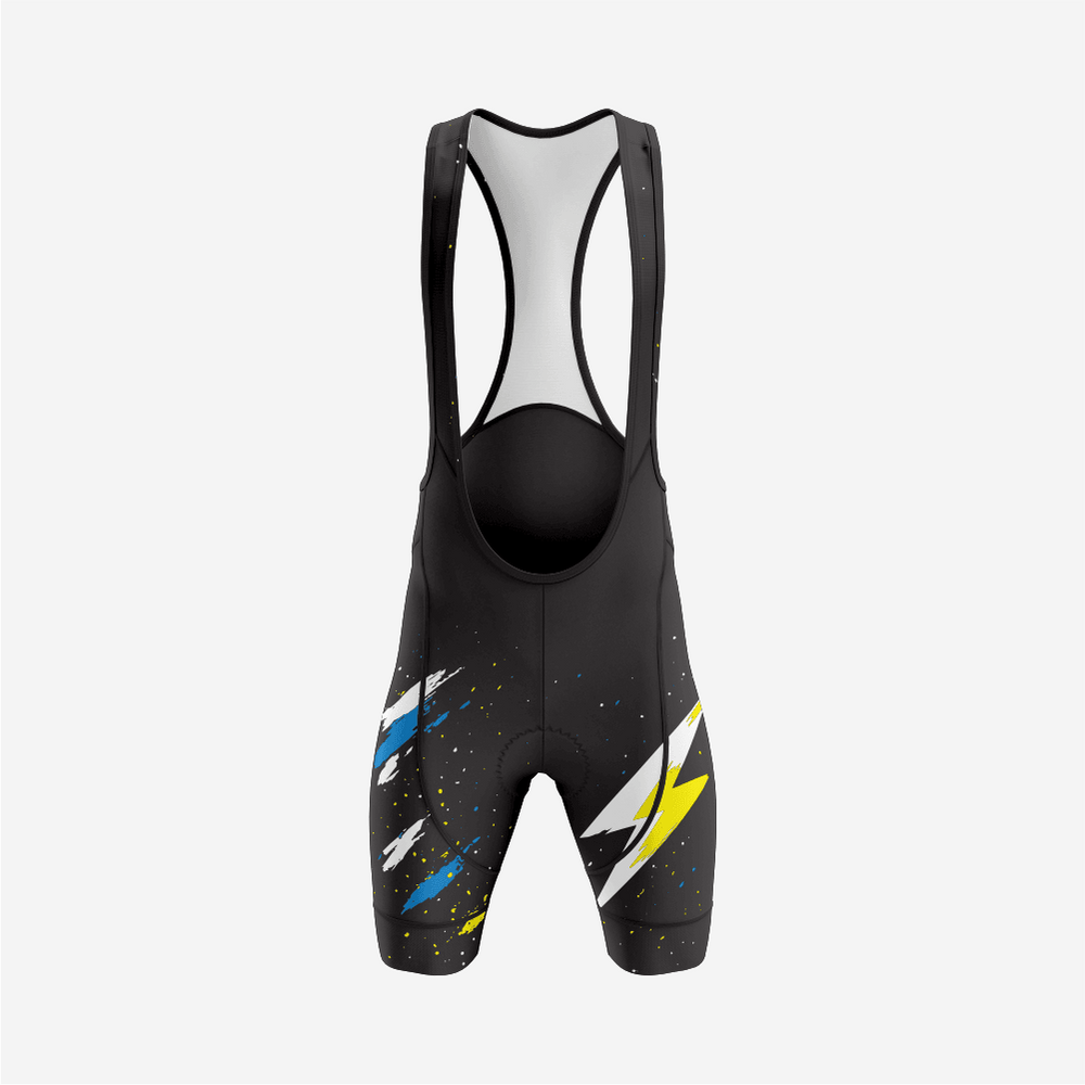 High Performance Men's Cycling Bib Shorts in Black