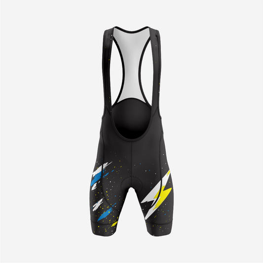High Performance Men's Cycling Bib Shorts in Black