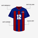 Customized Blue/Red Football Practice Jersey – Men & Women - K2 Sportswear | Custom Sports Uniforms & Apparels - K2 Sportswear