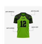 Custom Green Football Fan Jersey for Men & Women - K2 Sportswear | Custom Sports Uniforms & Apparels - K2 Sportswear