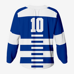 Custom Ice Hockey Jersey in Blue - K2 Sportswear | Custom Sports Uniforms & Apparels - K2 Sportswear