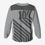 Custom Ice Hockey Jersey in Gray - K2 Sportswear | Custom Sports Uniforms & Apparels - K2 Sportswear