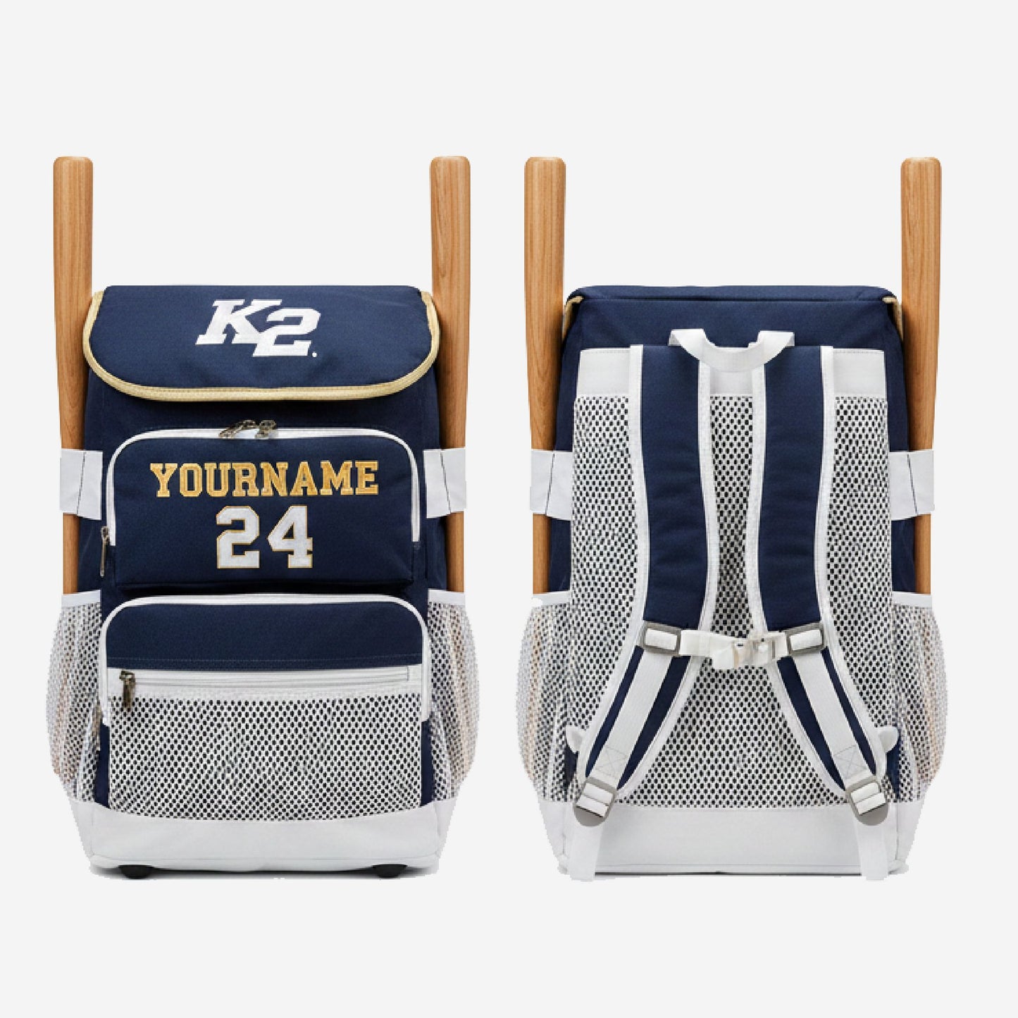 Custom Baseball Bag - Personalized Baseball Equipment Bag Team Name & Logo