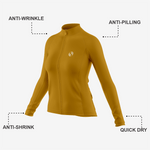 Premium Women's Long Sleeve Cycling Jersey in Bronze - K2 Sportswear | Custom Sports Uniforms & Apparels - K2 Sportswear