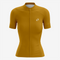 Women's Short Sleeve Bicycle Jersey in Golden Brown