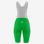 Premium Custom Green Cycling Bib Shorts for Women - K2 Sportswear | Custom Sports Uniforms & Apparels - K2 Sportswear