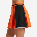 Personalized Cheer Skirt - Custom Sublimated Cheerleading Skirt Orange Black