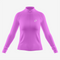 Premium Women's Long Sleeve Cycling Jersey in Bright Purple
