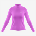 Premium Women's Long Sleeve Cycling Jersey in Bright Purple - K2 Sportswear | Custom Sports Uniforms & Apparels - K2 Sportswear