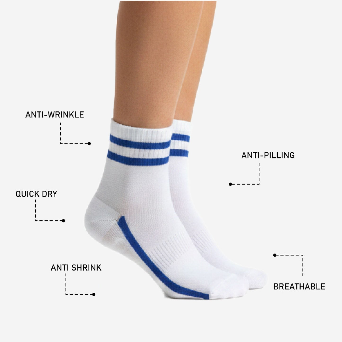 Custom Cheerleading Socks - Crew Socks