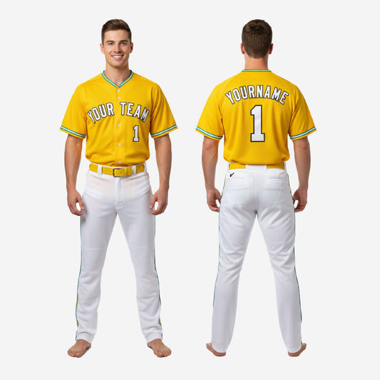Personalized Baseball Uniform Set - Custom Jersey & Pants Sublimation Print