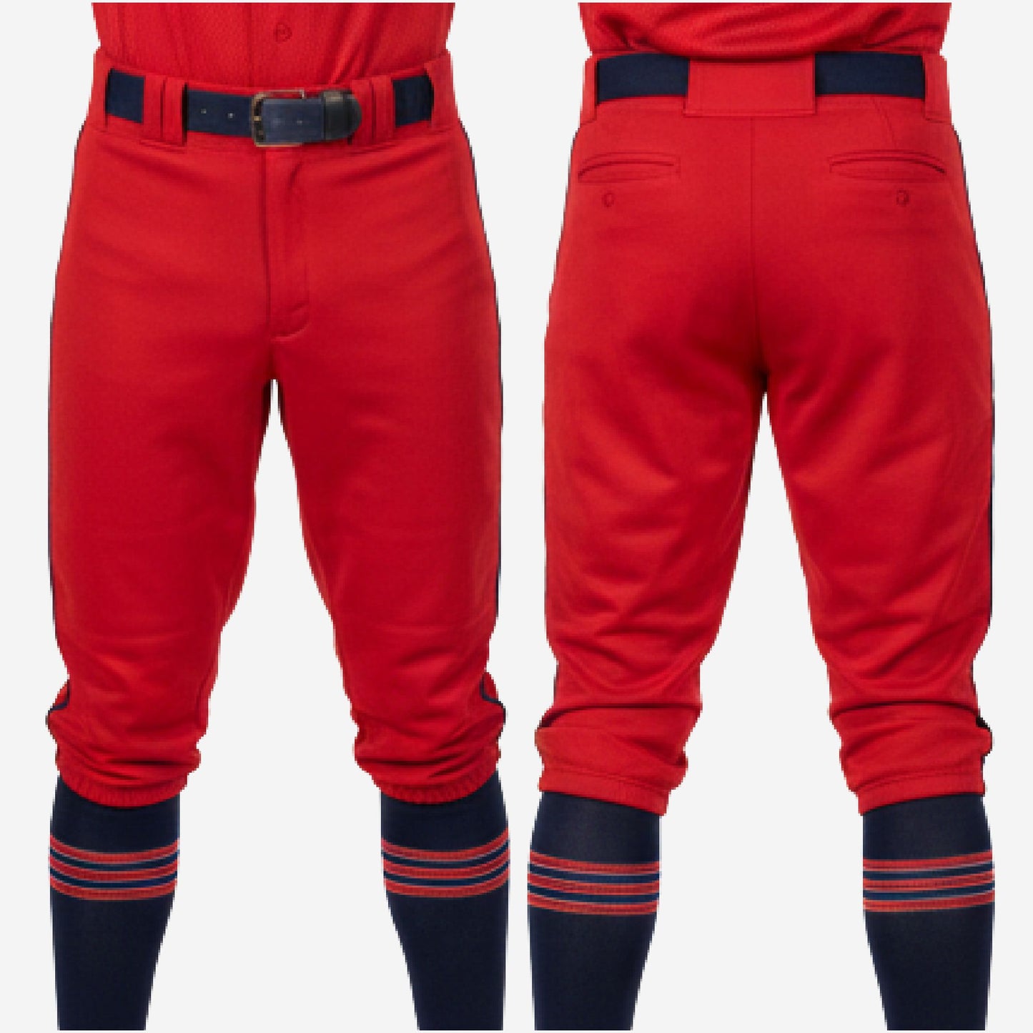 Personalized Baseball Knicker Pants - Custom Piping Baseball Uniform Pants