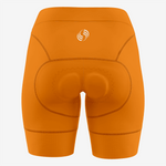 Personalized Orange Women's Cycling Shorts - K2 Sportswear | Custom Sports Uniforms & Apparels - K2 Sportswear