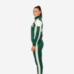 Custom Cheerleading Tracksuit Set Green - Full Zip Warmup Jacket & Pants Team Suit