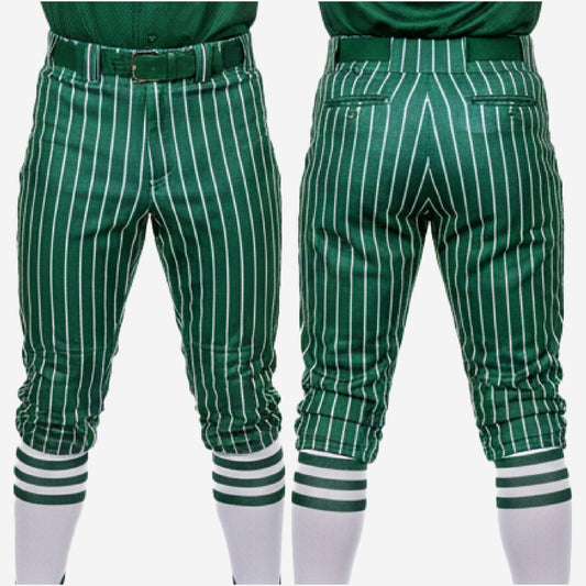 Personalized Baseball Knicker Pants - Custom Pinstripe Baseball Uniform Pants