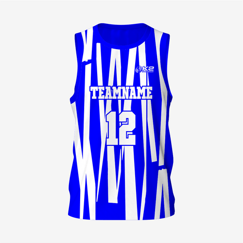 Men's Personalized Blue Lacrosse Pinnie - K2 Sportswear | Custom Sports Uniforms & Apparels - K2 Sportswear