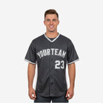 Custom Baseball Team Jersey - Full Button Baseball Jersey Custom Name & Number
