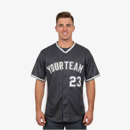 Custom Baseball Team Jersey - Full Button Baseball Jersey Custom Name & Number