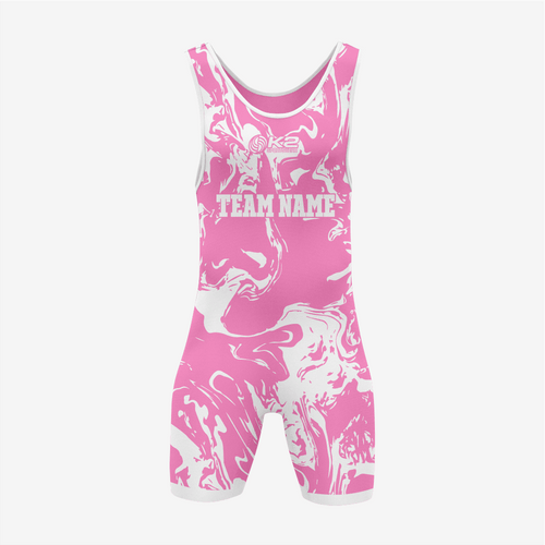 Custom Pink Wrestling Singlet – Premium Quality - K2 Sportswear | Custom Sports Uniforms & Apparels - K2 Sportswear