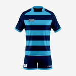 Customized Rugby Uniform Set in Blue - K2 Sportswear | Custom Sports Uniforms & Apparels - K2 Sportswear