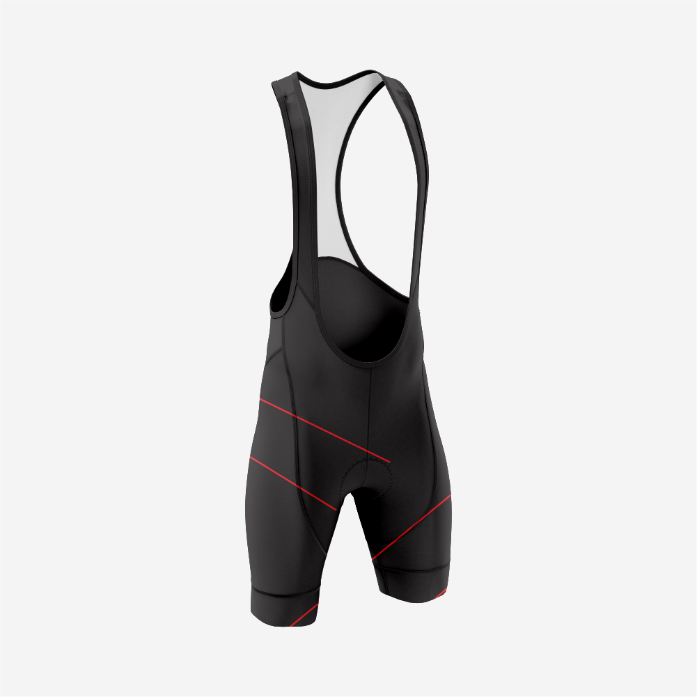 Premium Men’s Cycling Apparel – Road Cycling Jersey & Bib Shorts in Dark Red