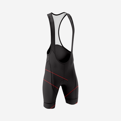 Premium Men’s Cycling Apparel – Road Cycling Jersey & Bib Shorts in Dark Red