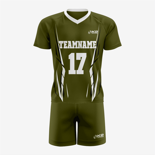 Custom Lacrosse Uniform in Army Green – Play in Style - K2 Sportswear | Custom Sports Uniforms & Apparels - K2 Sportswear