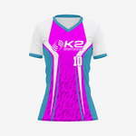 Custom Softball V-Neck Jersey for Men/Women – Deep Magenta - K2 Sportswear | Custom Sports Uniforms & Apparels - K2 Sportswear