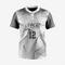 Men/Women Custom Softball 2 Button Uniform in Gray