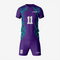 Purple Custom Volleyball Uniform Set for Teams