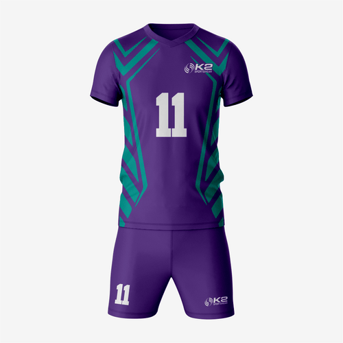 Purple Custom Volleyball Uniform Set for Teams - K2 Sportswear | Custom Sports Uniforms & Apparels - K2 Sportswear