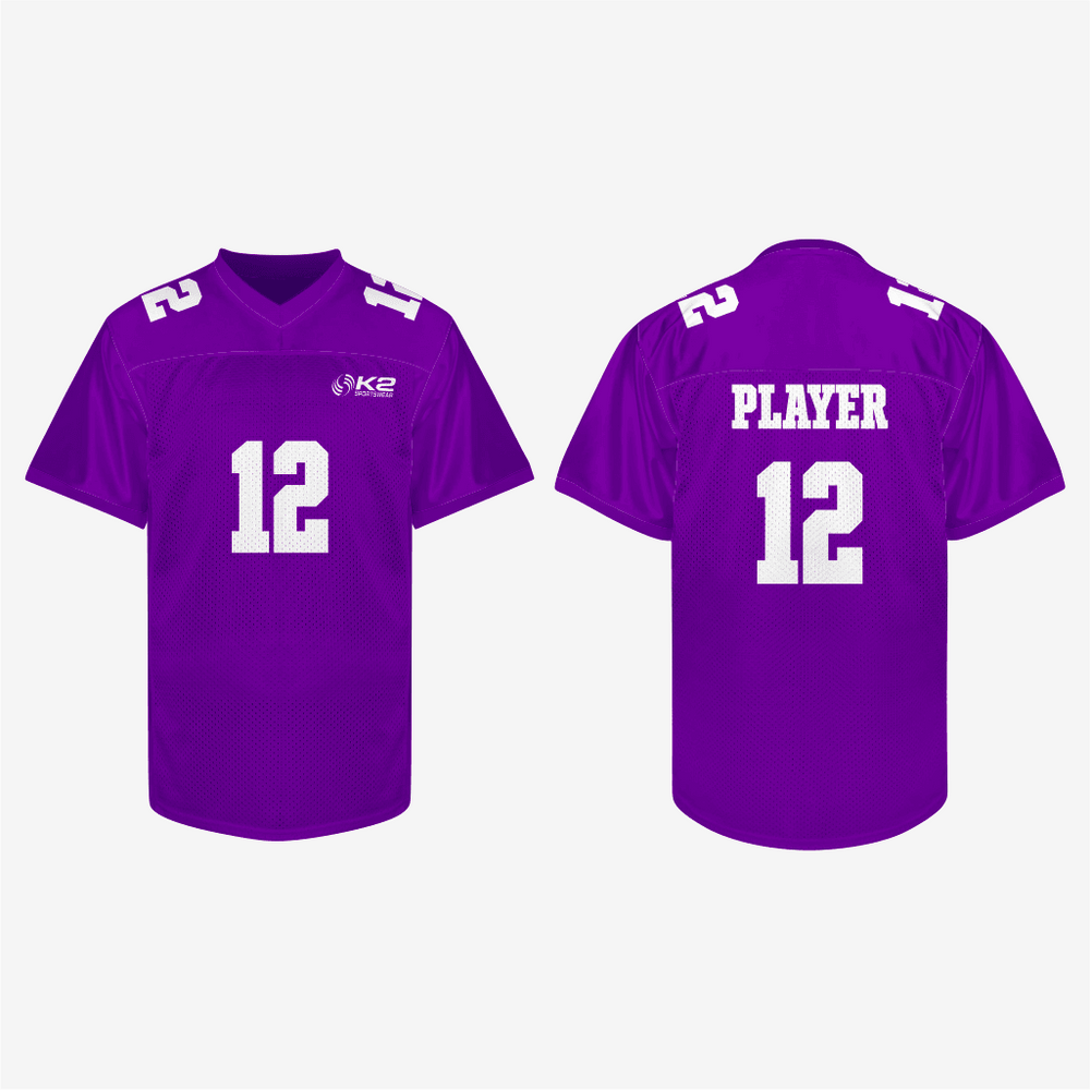 Benutzerdefiniertes lila American-Football-Trainings-Trikot – Herren & Damen