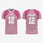 Custom Football Fan Jersey - Pink - K2 Sportswear | Custom Sports Uniforms & Apparels - K2 Sportswear
