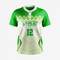 Men/Women Custom Softball 2 Button Jersey in Green