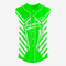 Personalized Electric Green Sleeveless Full Button Softball Jersey – Pro Fit