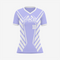 Personalized Softball V-Neck Jersey for Men/Women – Light Purple